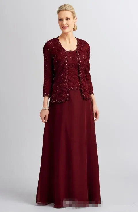 Mother of the best sale bride wine dress