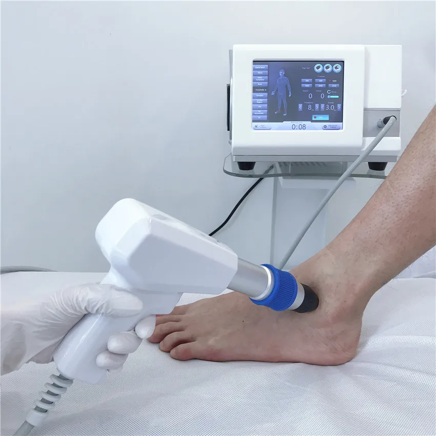Bärbar Shockwave PhysioTherapy Utrustning till Ed / Pneumatic Shock Wave Therapy Machine för celluliter