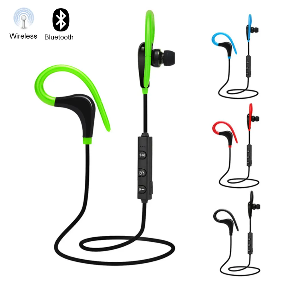 Trådlös Bluetooth hörlurar Trådlös hörlurar med MIC Running Sport Portable Neckband Headsets för iOS Andriod Mobiltelefon