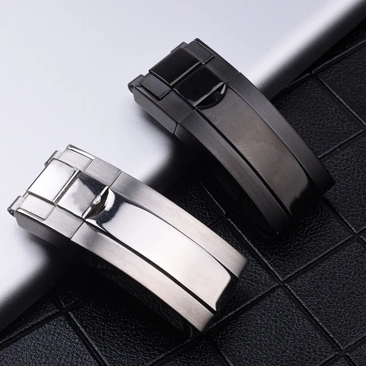 16mm x 9mm NEW High Quality Stainless steel Watch Bands strap Buckle Deployment Clasp FOR ROL bands289m231P