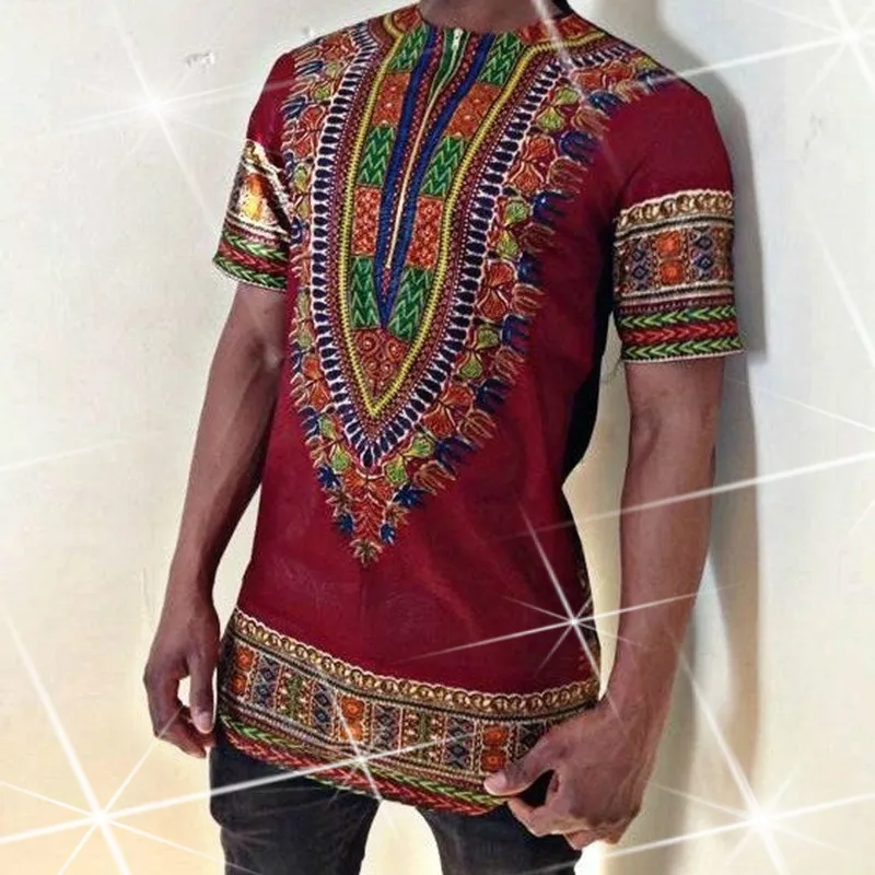 G Kamer overstroming Afrikaanse kleding Afrikaanse mannen kleding roupa africana dashiki mannen  Afrika Afrikaanse gedrukte top voor mannen Nigeriaanse