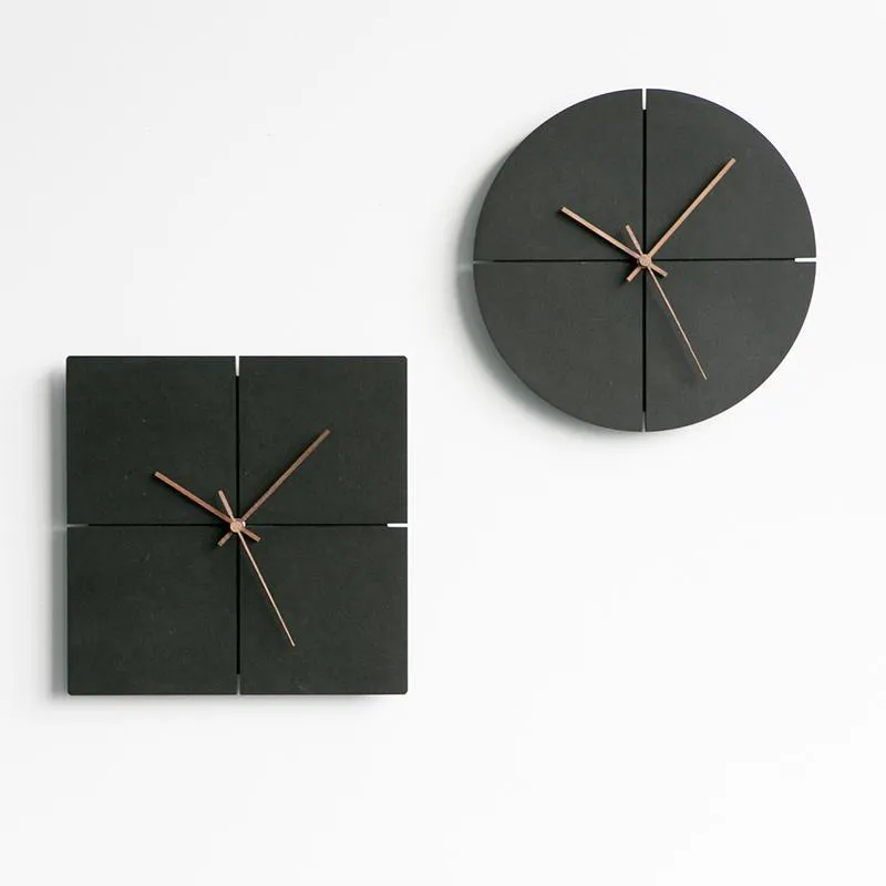 Nordic Minimalistische Wandklok Creatieve Woonkamer Persoonlijkheid Huishoudelijke Horloges Silent Wall Clocks Home Decor