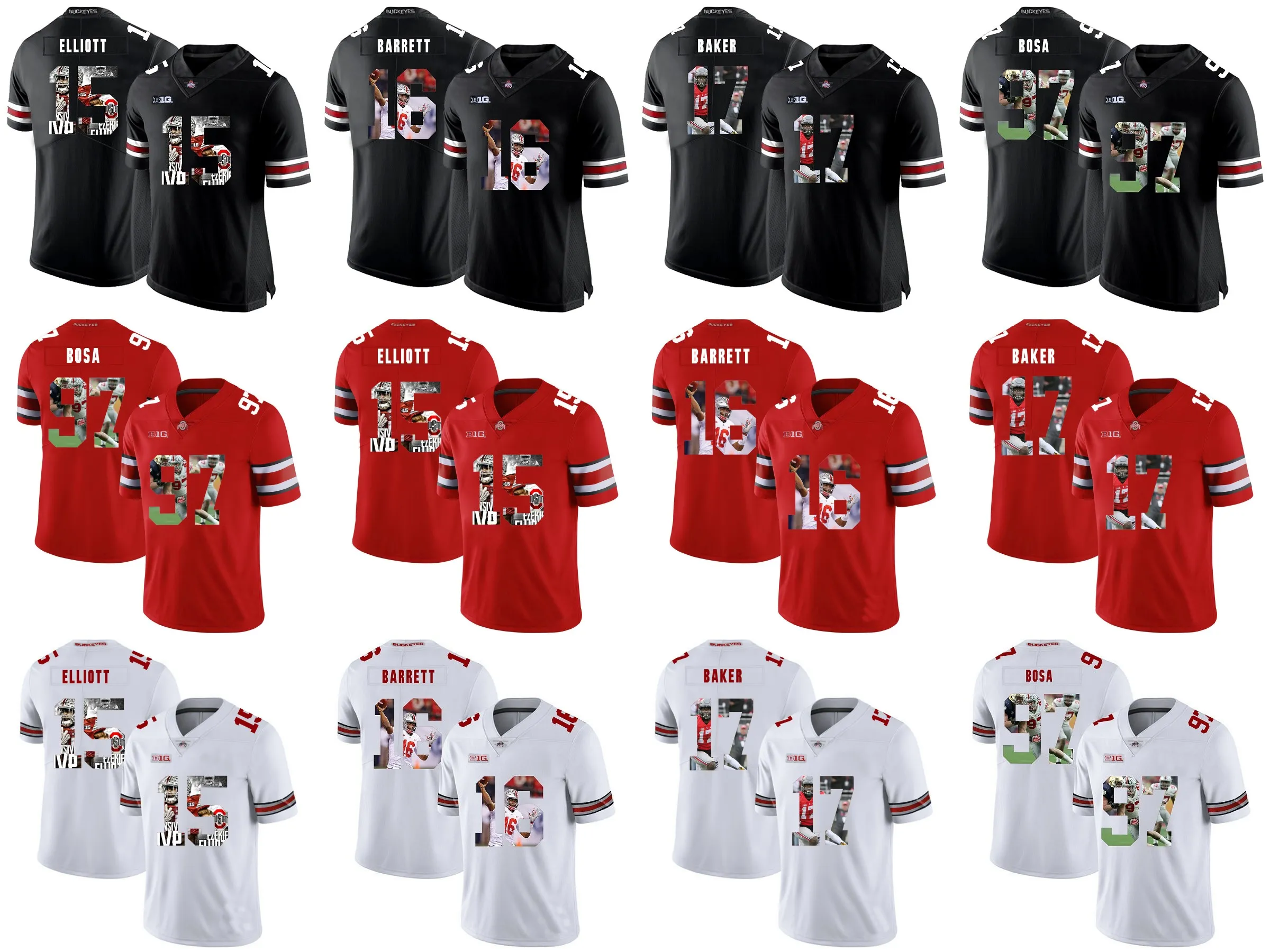 Ezekiel elliott black ohio state jersey sale