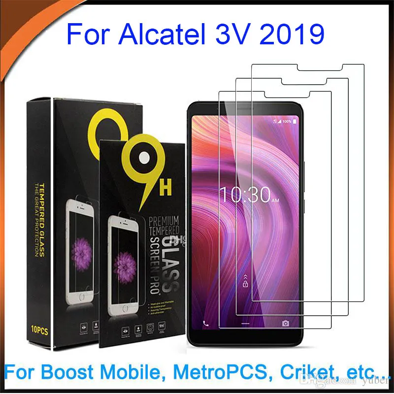 For Alcatel 3V 2019 2.5D 0.26mm 9H Tempered Glass Screen Protector