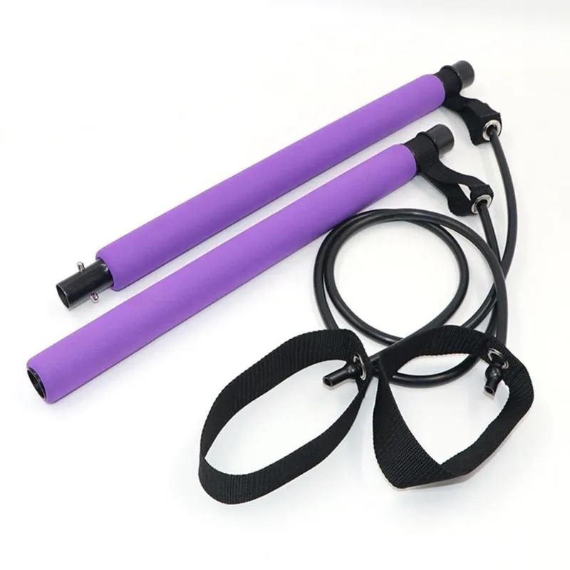 Kit De Barre De Pilates Portable, Bâton De Musculation, Yoga, Bandes De  Résistance, Barre De Tonification, Équipement De Fitness À Domicile Du  14,15 €