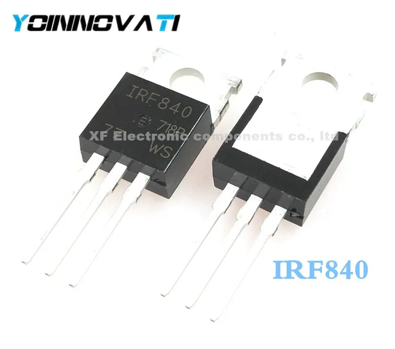 Freeshipping (100pcs/LOT) IRF840 IRF840PBF TO-220 power MOSFET Chip