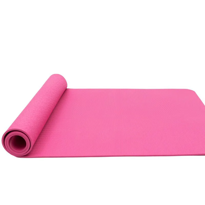  Heathyoga oferta por tiempo limitado, esterilla de yoga  antideslizante ecológica, sistema de alineación del cuerpo, material  certificado SGS TPE - superficie texturizada antideslizante y amortiguación  óptima, 72 x 26 pulgadas, espesor
