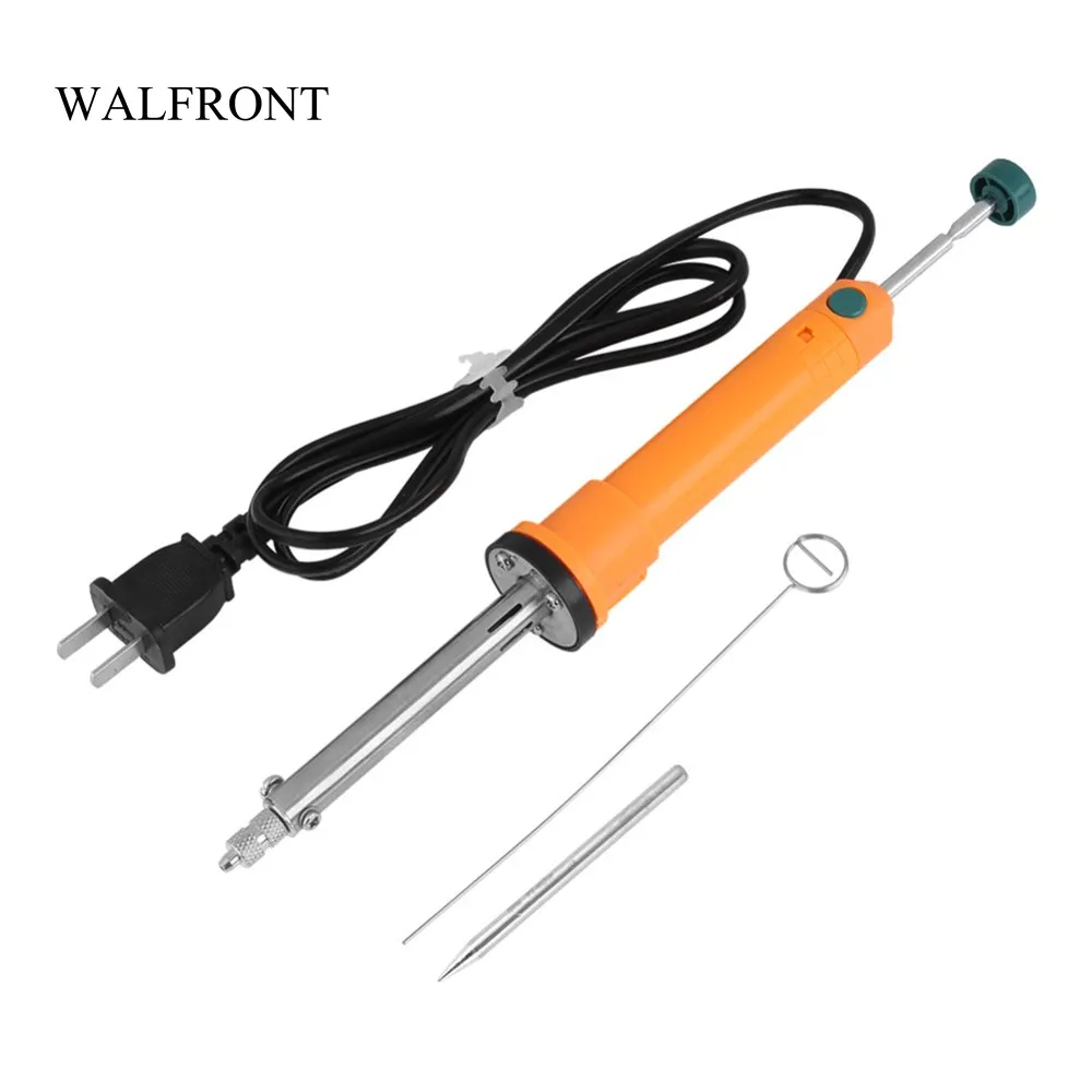 Freeshipping Electric Vacuum Soldering Iron Gun Sucker Welding Desoldering Pump 36W 220V Solder Iron Pen Repair Tool Kit Color Radom