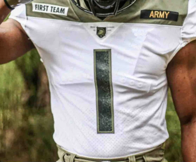 Football Team 2021 Army Football Jersey Custom 2021 Army Black