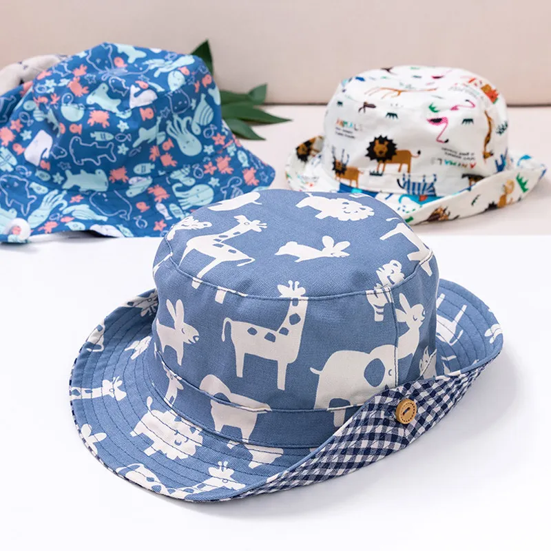 Cotton Infant Bucket Hat For Kids And Toddlers Perfect For Fishing