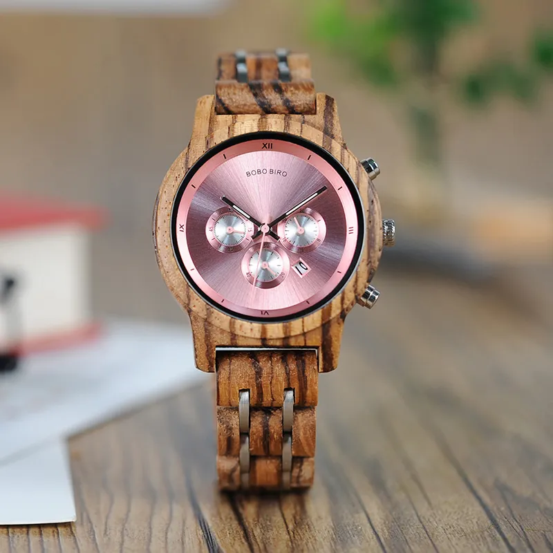 Wooden watch womens cheap