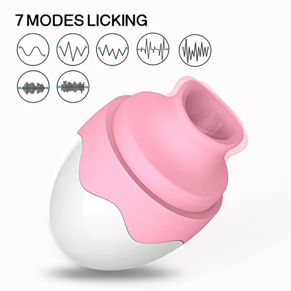 Wibrator elektryczny Silikon z językiem Lick Dorosły Sex Zabawki Sejf Dla Kobiet USB Niewidzialny Cichy Panty Clitoral Stimulator Y200411