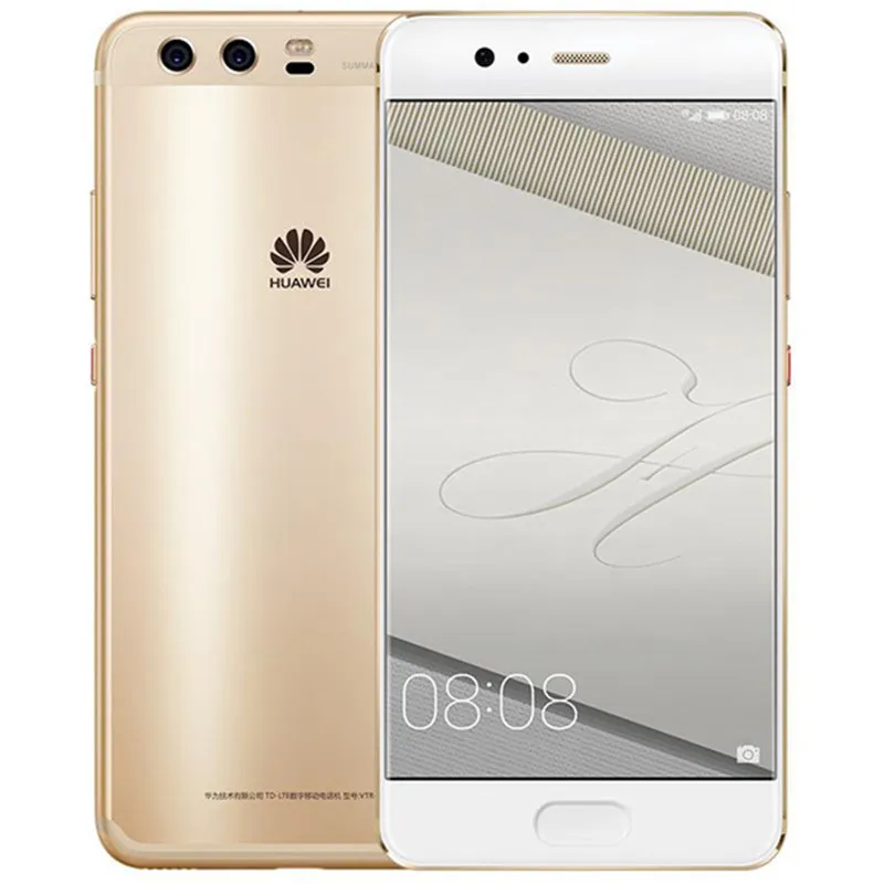 Téléphone portable d'origine Huawei P10 Plus 4G LTE 6 Go de RAM 64 Go de 128 Go de ROM Kirin 960 Octa Core Android 5,5 pouces 20MP ID d'empreintes digitales Téléphone mobile NFC