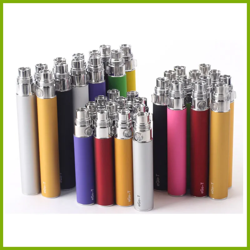 Ego T Batterie für elektronische Zigaretten E-Zigarette 650 mAh 900 mAh 1100 mAh für 510 Gewinde Ce4 Ce5 MT3 H2 Blisterhülle oder Reißverschluss-Set