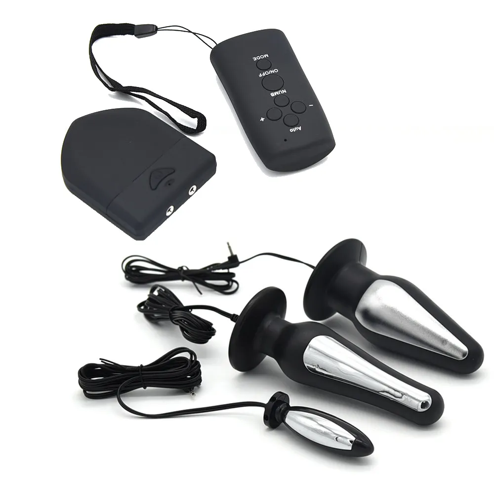 electric anal plug E-Stim Electric Shock Anal Plug main image 1