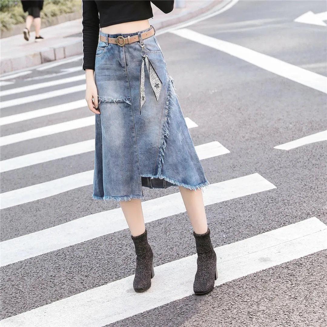 Jupe jeans 2019 top