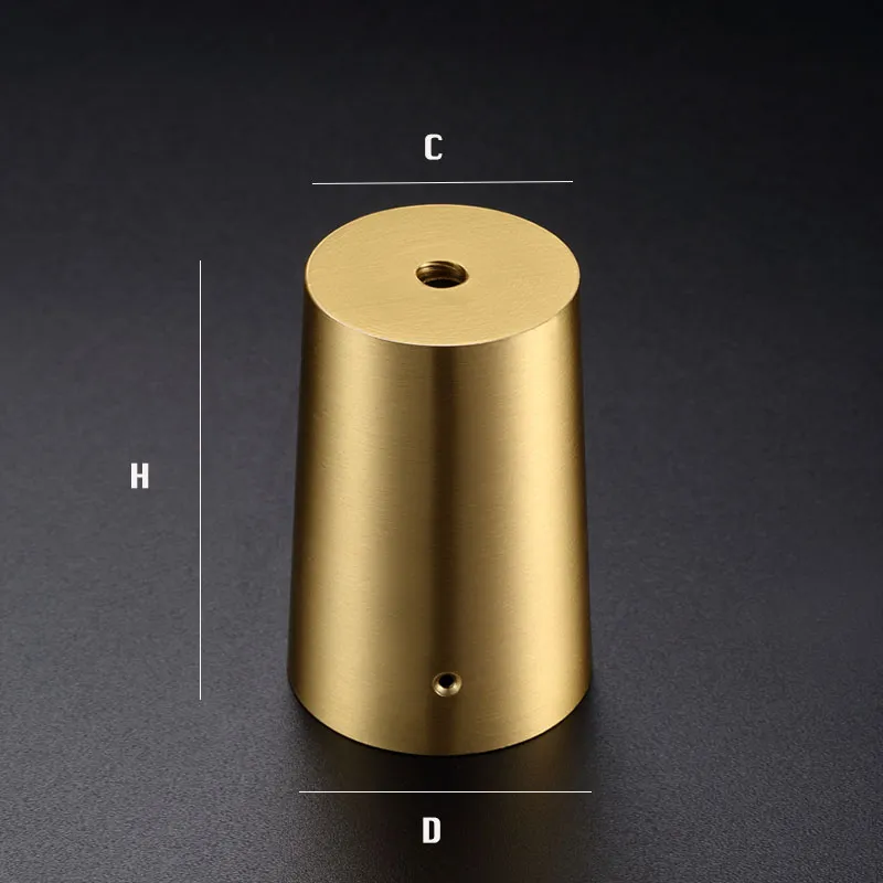 Brass Furniture Leg Covers Chair Sofa Legs Protector TV Cabinet