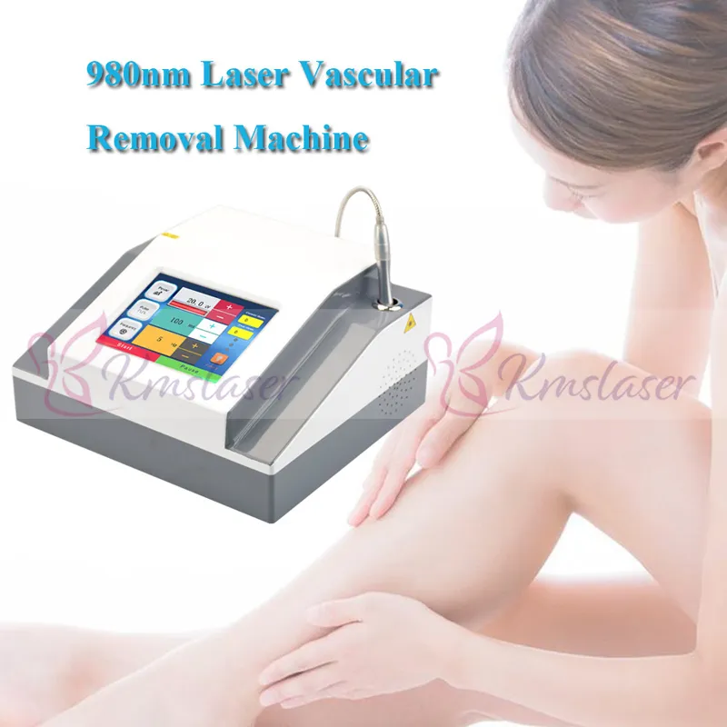 Laserdiod 980nm Spindel Veins Removal Face Ta bort maskin 980 nm Vaskulär skönhetsutrustning