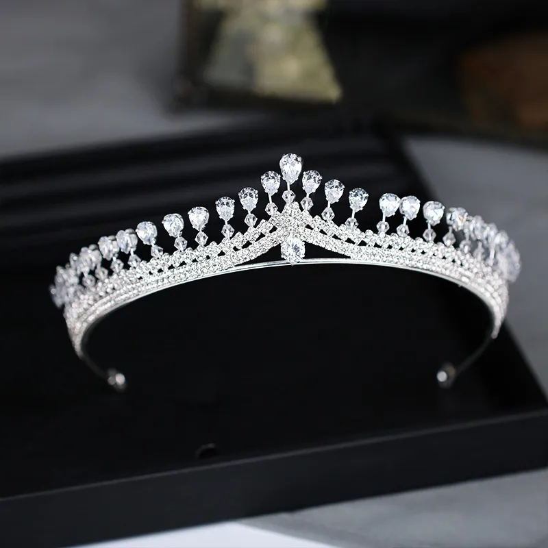 Crystal Queen Crowns And Tiaras Austrian Rhinestone Royal  display picture 1