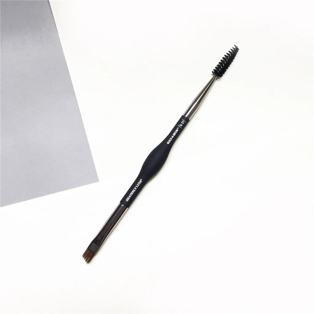 Niebiański Luxe Build A Brow Makeup Brush # 12 - Doubleded Eye Brow Śruba Beauty Cosmetics Szczotki Narzędzia