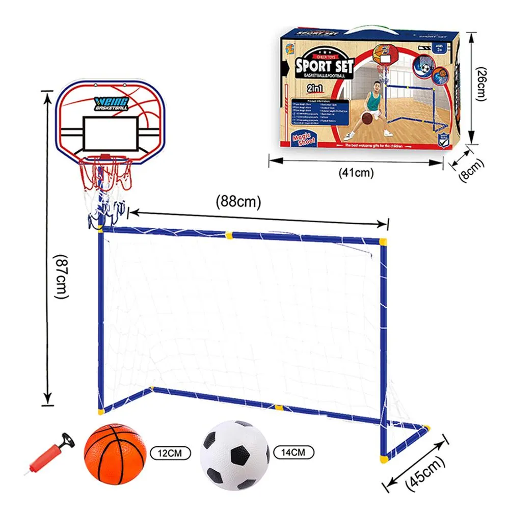 Set De 2 Mini Cages De Football Pour Enfant - Panier de basket