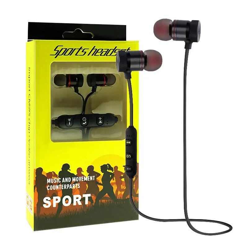 M5 Bluetooth -hörlurar Metal Wireless Running Sport Earphones Earset With Mic Mp3 Earbud BT 4.1 för Samsung LG -smartphone 01 69