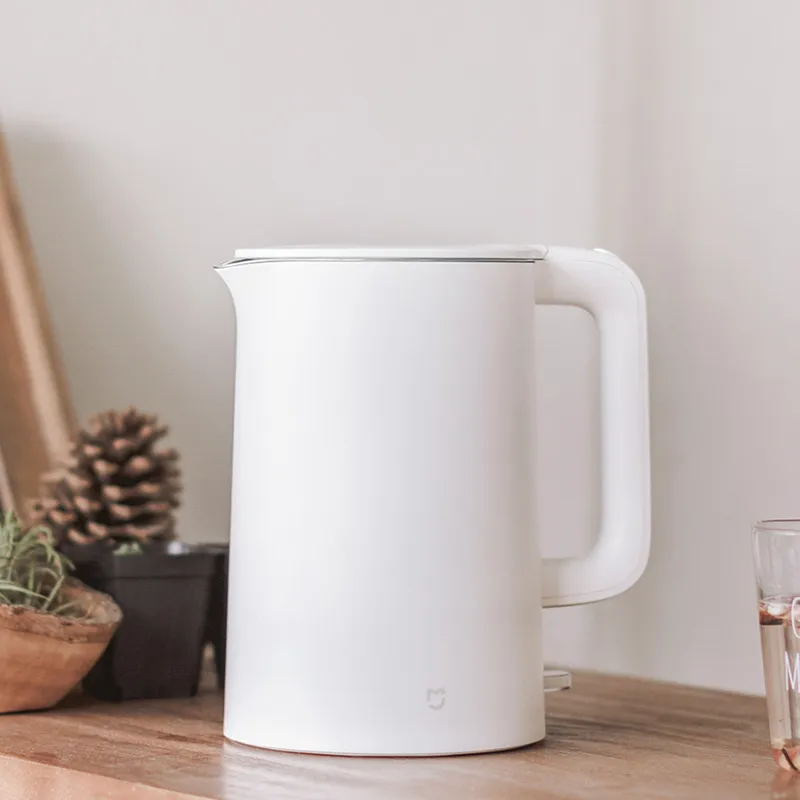 Xiaomi Mijia Bollitore elettrico Teiera 1.5L Protezione spegnimento automatico Bollitore per acqua da cucina Teiera Riscaldamento istantaneo Acciaio inossidabile da Youpin