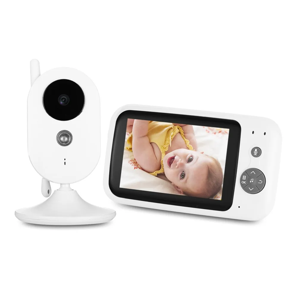 ZR303 Baby monitor LCD TFT wireless digitale da 3,5 pollici a 2,4 GHz con visione notturna