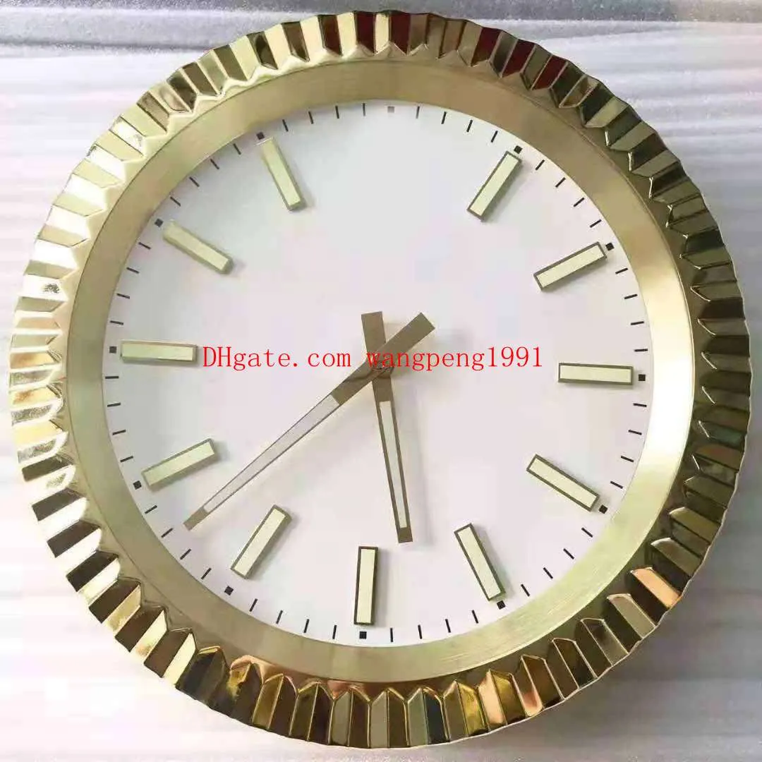 4色の家庭壁時計18kゴールド126333 126333日付壁時計なし34cm x 5cm 3kg Quartz Electronic Clock261c