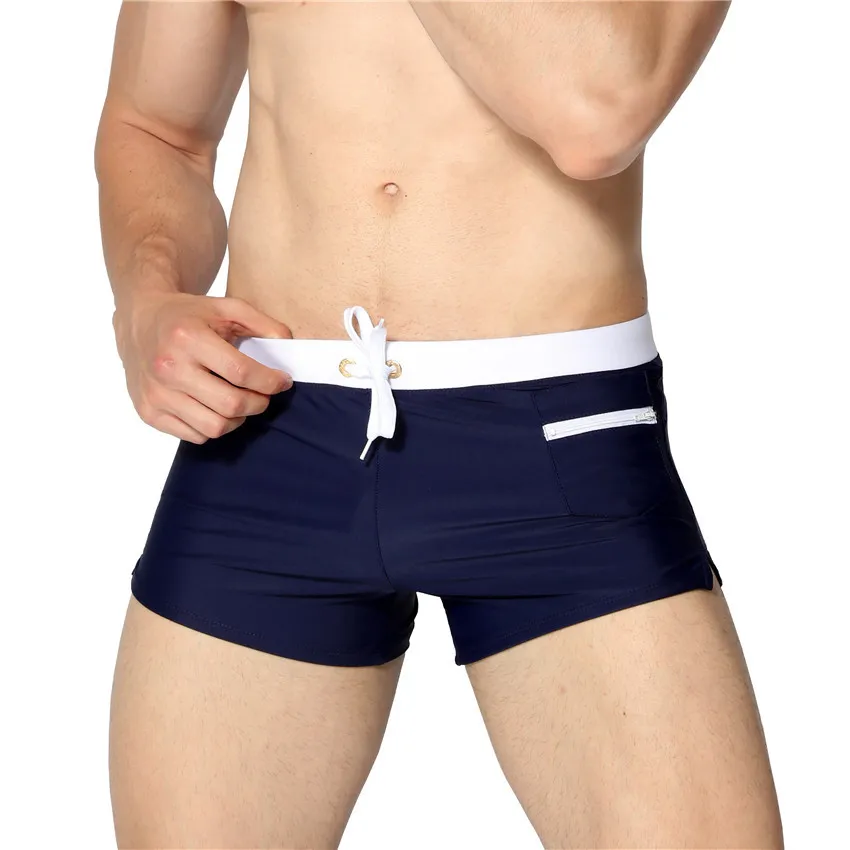 2019 Sexig Baddräkt Badkläder Män Maillot de Bain Mens Swim Briefs Beach Shorts Swimming Trunks Zwembroek Heren Mayo