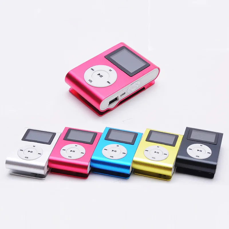 Portable Mini MP3 Player With 32GB Support, LCD Screen, USB Cable 2024