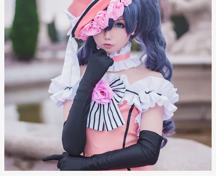 Anime Black Butler Ciel Phantomhive Cosplay Femmes Robe De Bal Médiévale Victorienne Costume2477