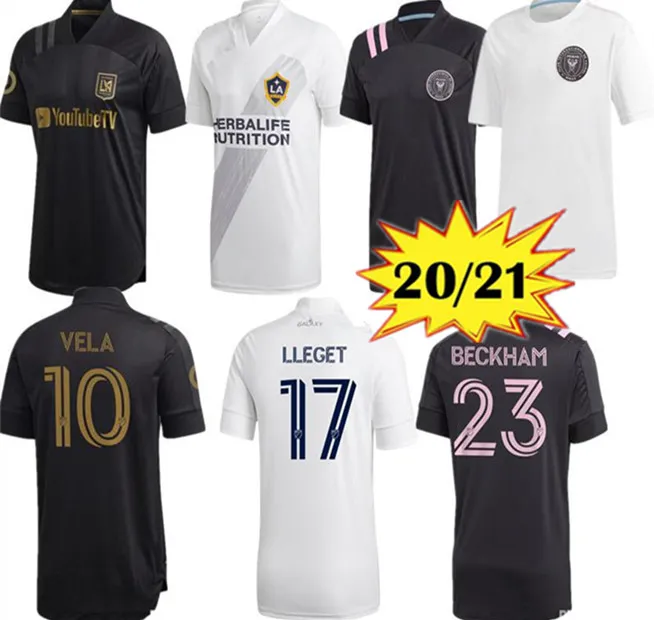 2020 Goleiro MLS Los Angeles FC Rossi Vela Soccer Jersey 2021 Miami Los Angeles Galáxia Ibrahimovic Home Soccer Shirt Uniforme de Futebol