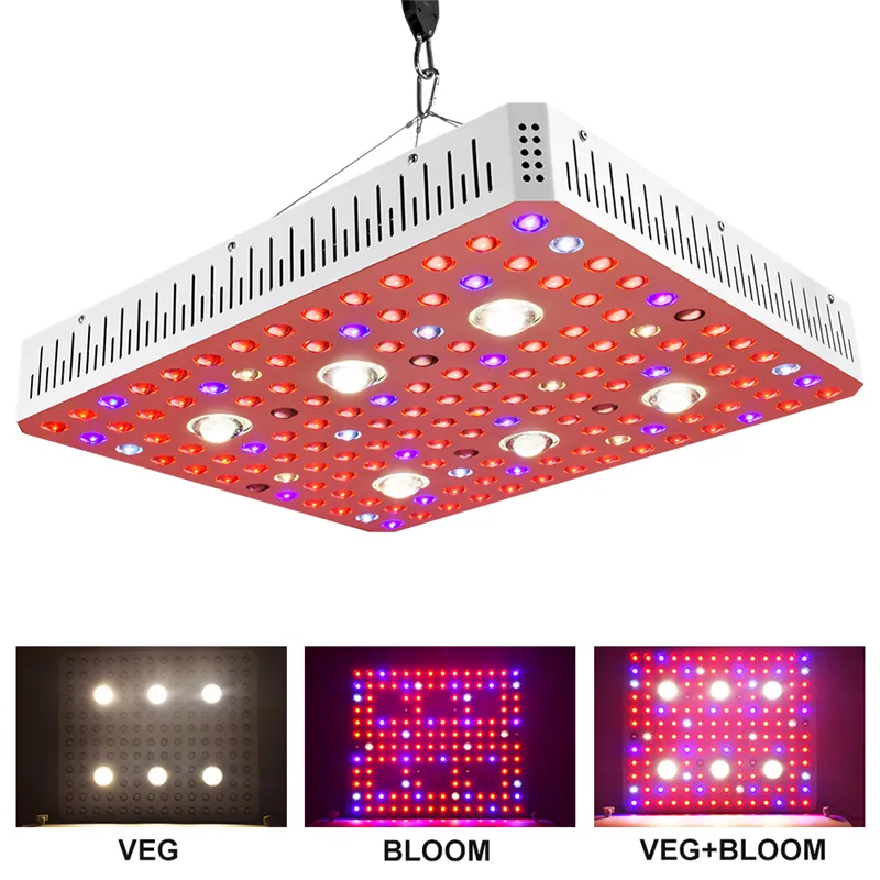 Volledige spectrum LED Grow Light 1000W 2000W 3000W COB LED Plant Licht Grow Lamp voor Indoor Planten Greenhouse Grow Shop