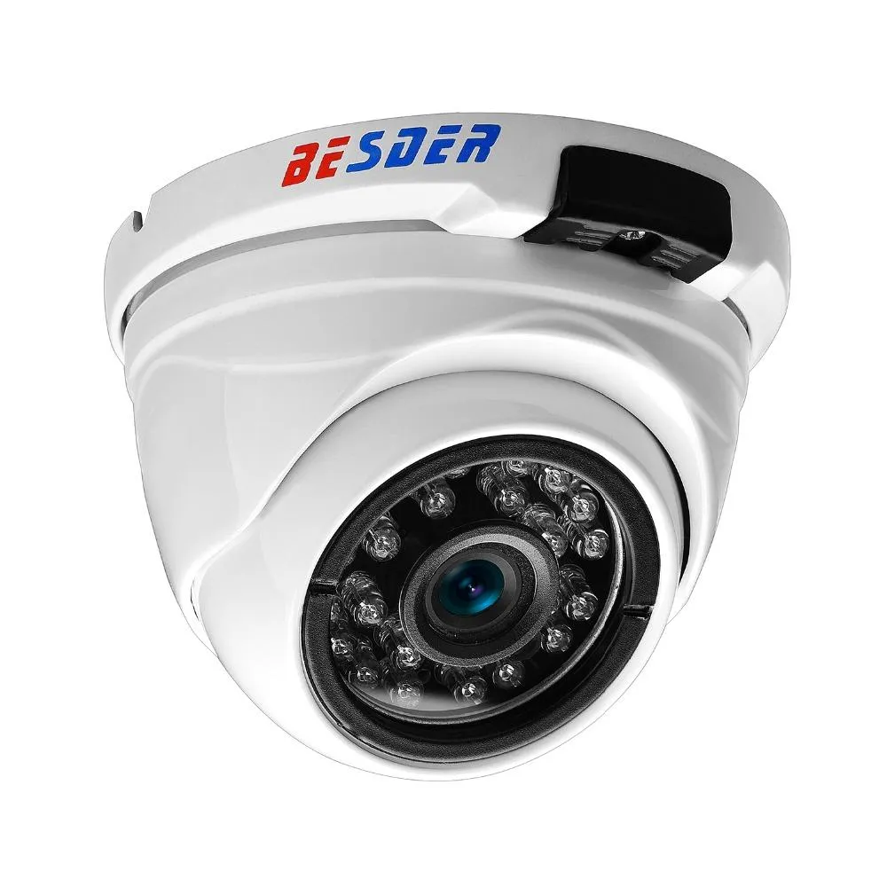 BESDER Wide Angle 2.8mm 720P 960P 1080P PoE CCTV Dome Camera Indoor Outdoor Vandalproof ONVIF Infrared Metal Case IP camera