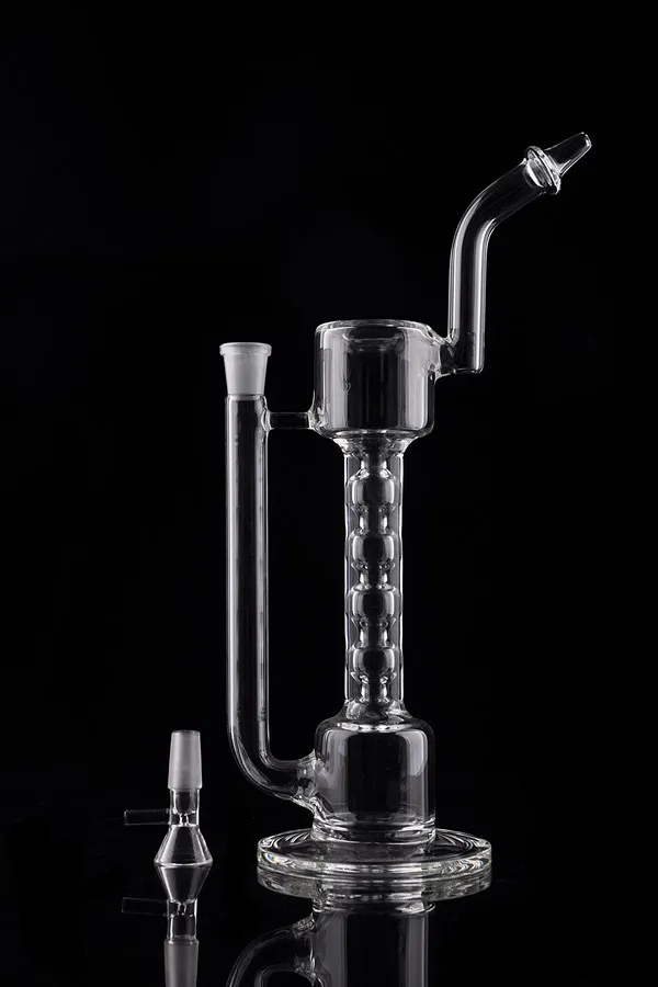 Bong alti da 12,2 pollici Narghilè Glss Bubbler Bong d'acqua Fumatori Tubi di vetro Dab Rig con ciotola dabber da 14 mm