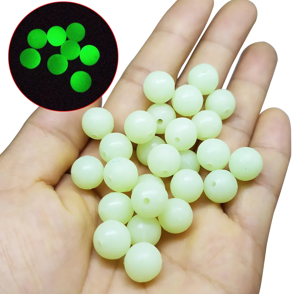 Fishing Bead Lure Soft Plastic Luminous/Black Glow Fish Beads Fishing  Tackle Floating Tools Eggs For Outdoor Fishing From 25,04 €
