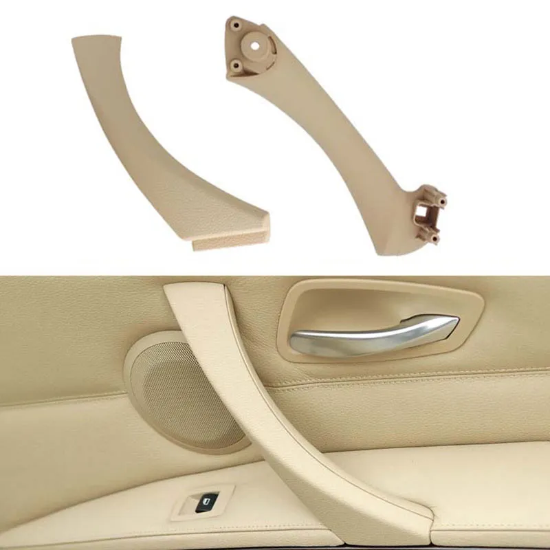 Full Set Door Handles Inner and Outer Handle With Pull Trim Cover For BMW 3 Series E90 E91 316 318 320 325 328256L