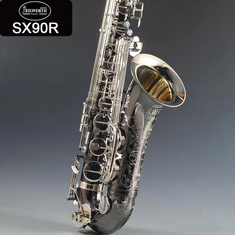 professionale Germania JK SX90R Keilwerth sassofono tenore nichel nero sax tenore top strumento musicale con custodia 95% copia