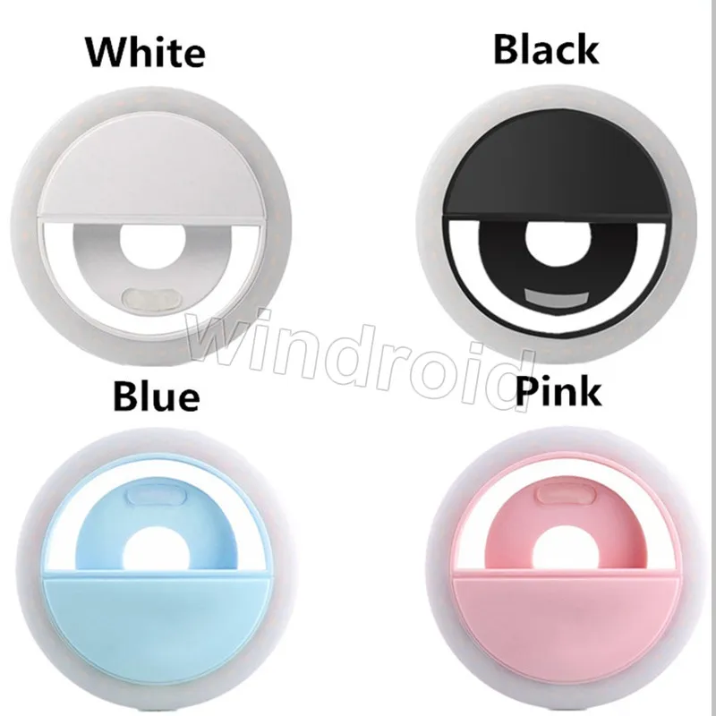 Anneau Lumineux à Selfie - Lampe De Remplissage LED Portable Haute