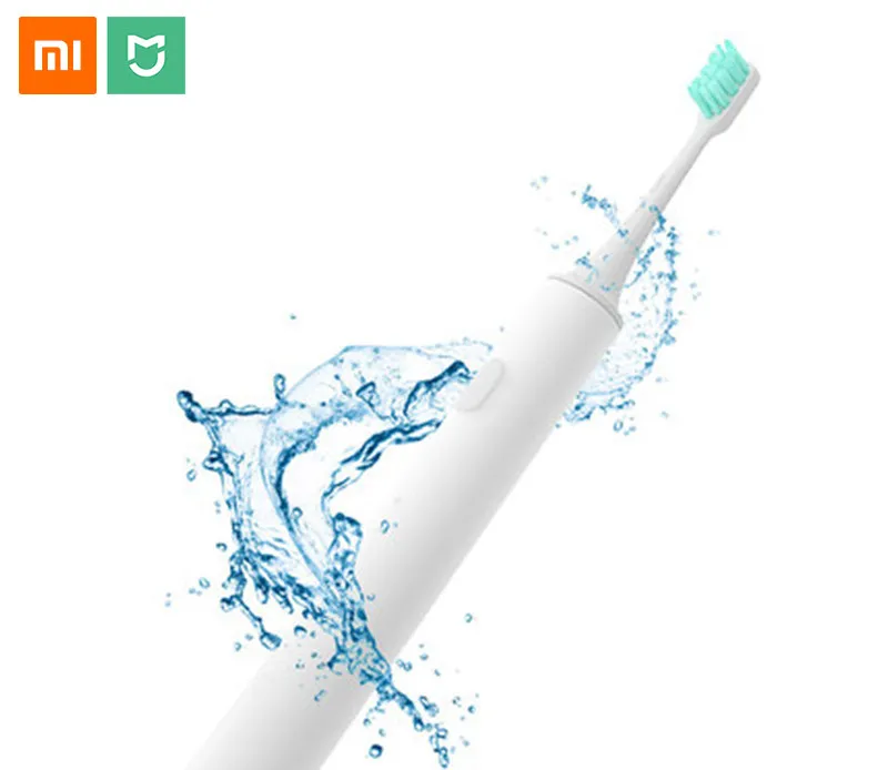 Original Xiaomi Mijia o Sonic escova de dentes elétrica T300 High Frequency Vibration Magneto 25 Dia Vida útil da bateria Branco