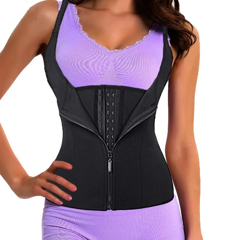Adjustable shoulder strap body waist cincher vest cheap