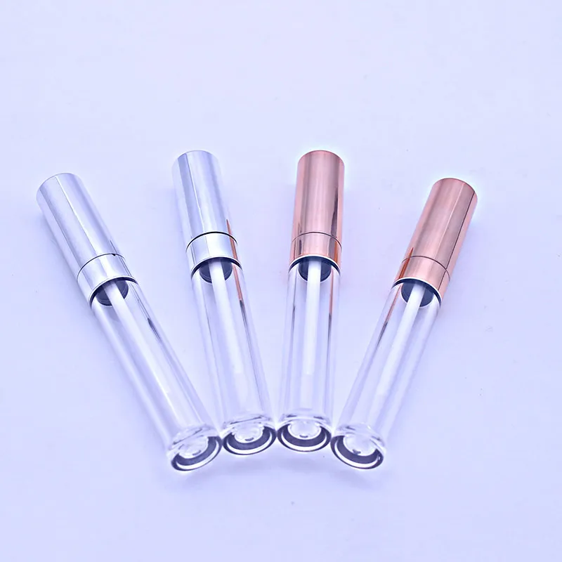 6ML lege rose gouden lip glanst buis lipgloss buis container met dikke muur make-up container verpakking 30pcs