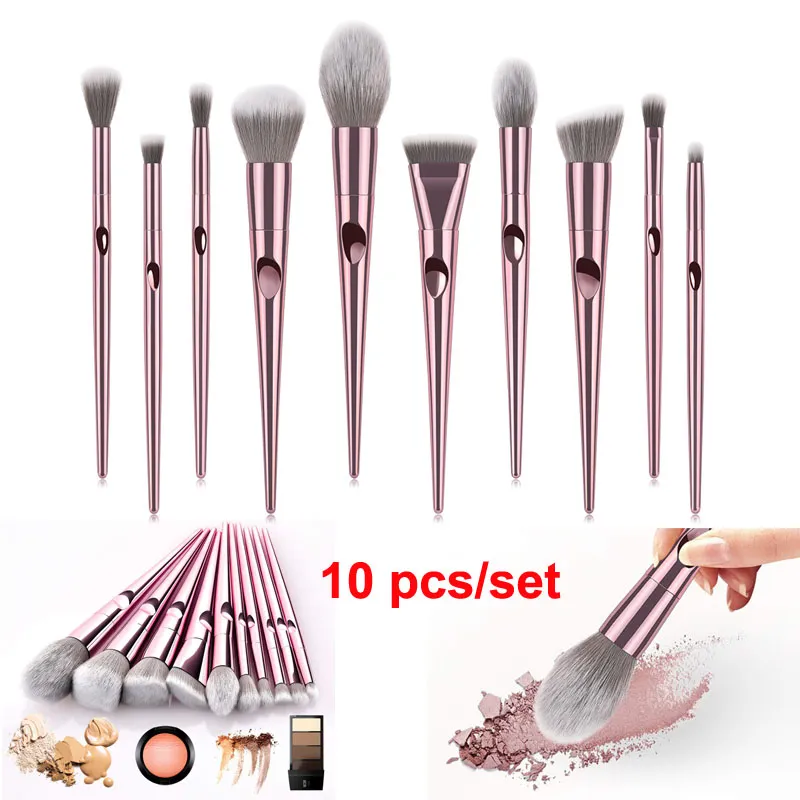 Premium Makeup Brush Set Professional Cosmetics Brushes Kit Foundation ...