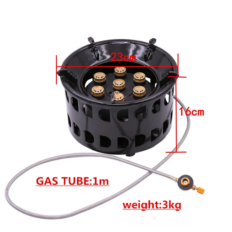 Certification directe CE Direct High Power Sept Star Stove Sept Head Stooor Fovet Sept Core Portable Camping Fove2565