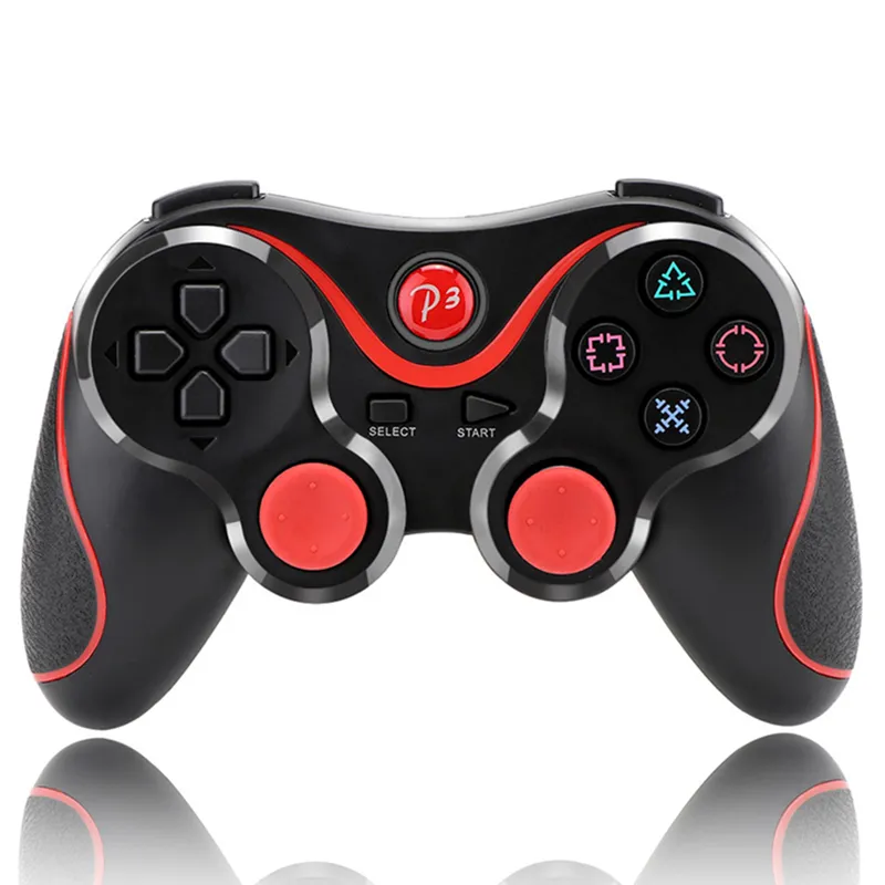 Bluetooth-kontroll för PlayStation 3 PS3 Trådlös Gamepad Joystick USB-laddningskabel för PS 3-kontroll Dubbelmotorvibration