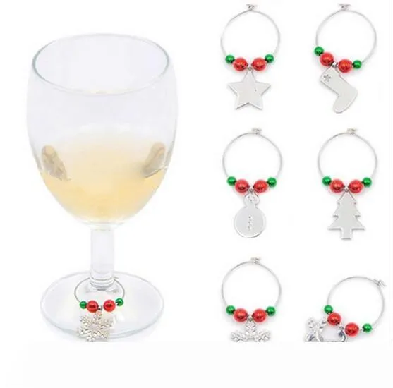 Hadas Un vino de Navidad para copas de vino anillo tazas de consumición para fiesta