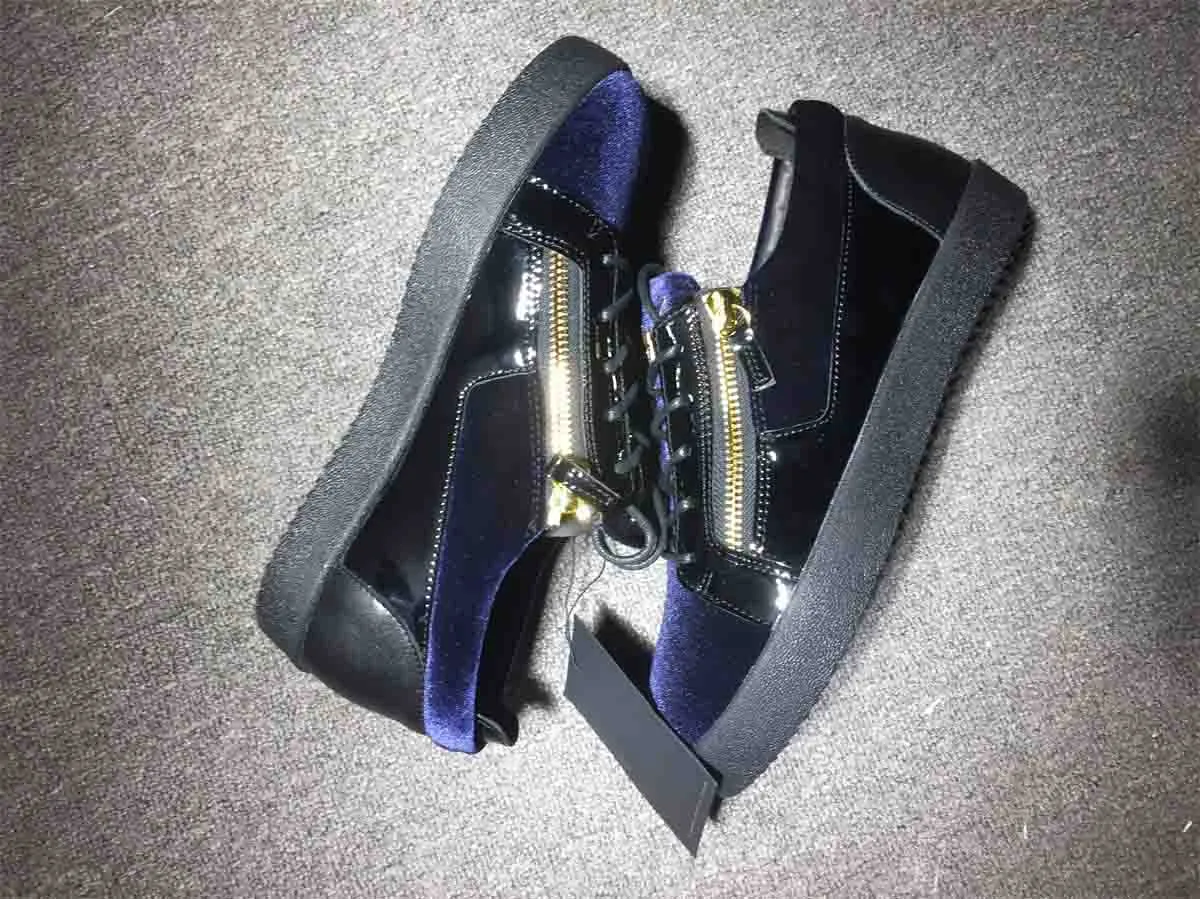 Bulk Mens Zipper Sneakers: GZ Designer Low Cut Casual From