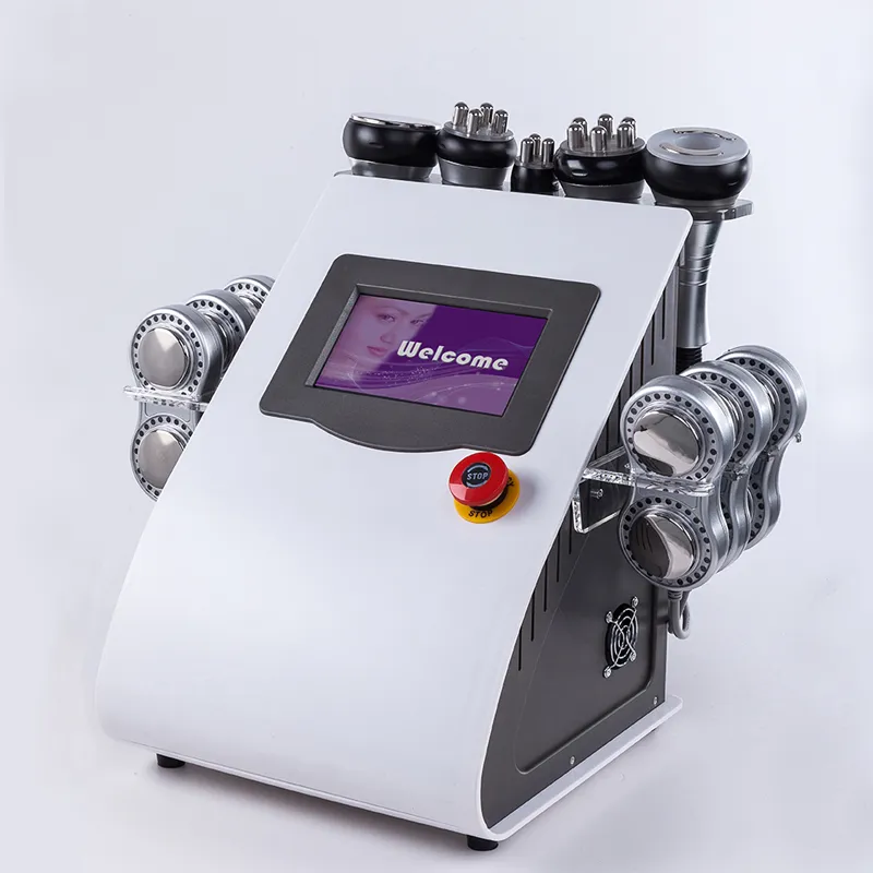 NIEUW MODEL SLIMMING MACHINE 40K Ultrasone liposuctie Cavitatie 6 pads EMS Microcurrent Bio Laser vacuüm RF Skin Care Salon Spa