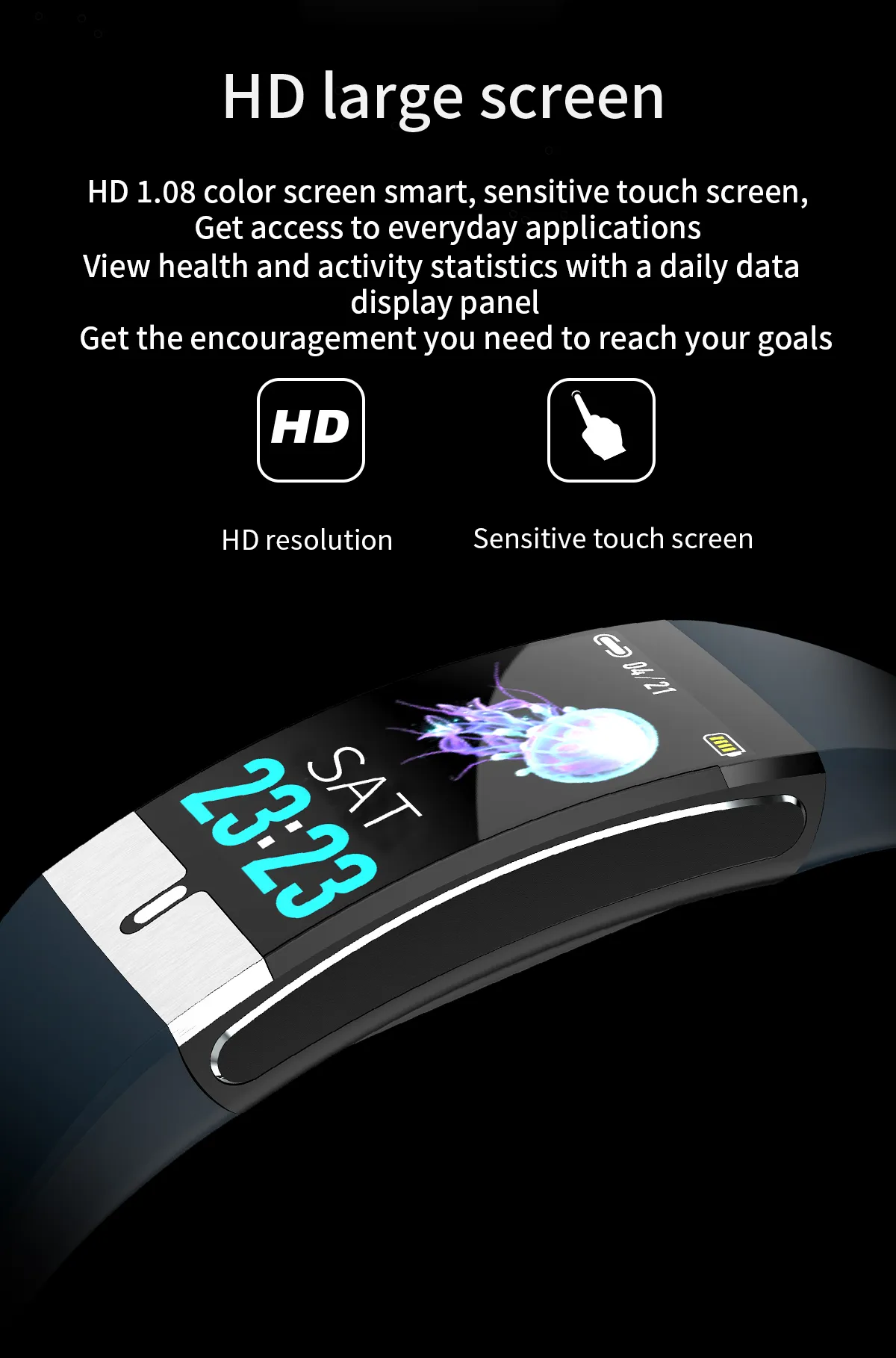 Smart watch online ecg wristband